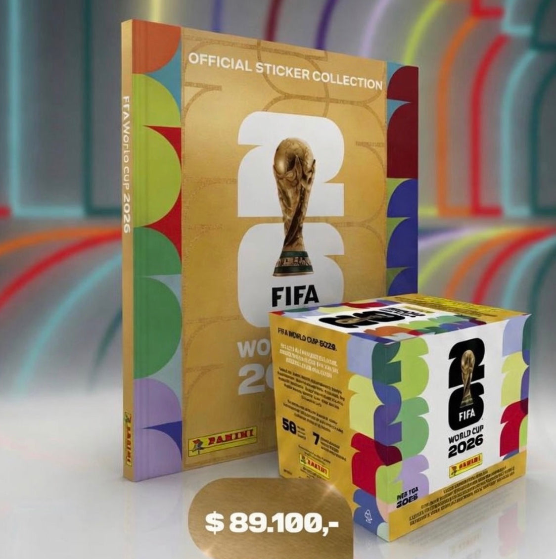 Combo Álbum Dorado + 50 sobres