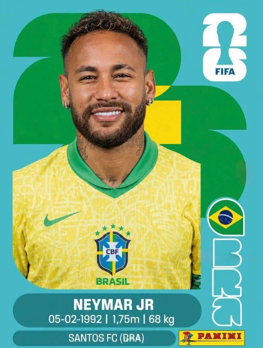 NEW - Set actualización Panini (Neymar)